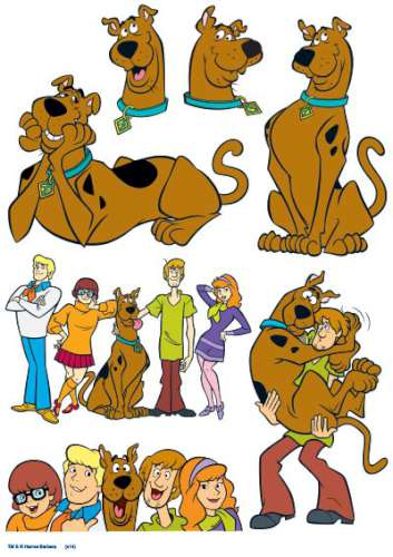 Scooby Doo Edible Icing Character Sheet - Click Image to Close